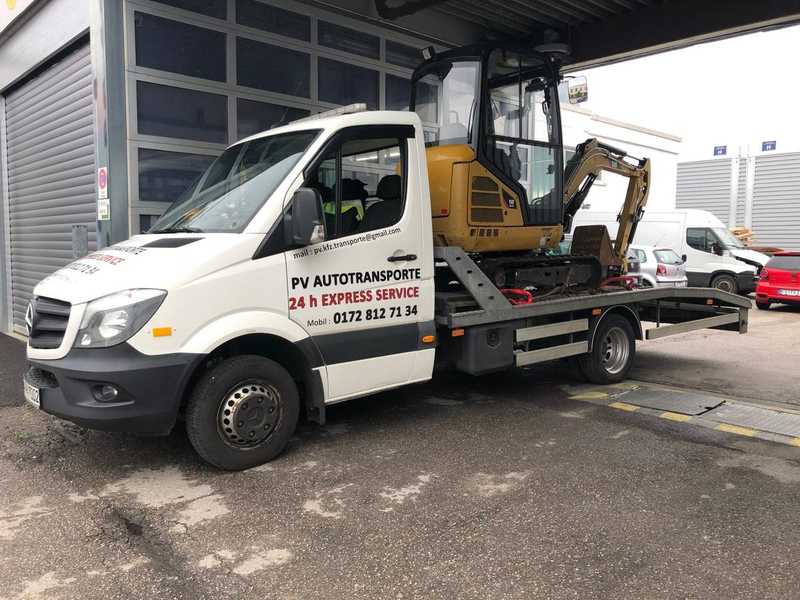 Baumaschinen Spezialtransport